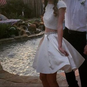 Beautiful two piece homecoming dress